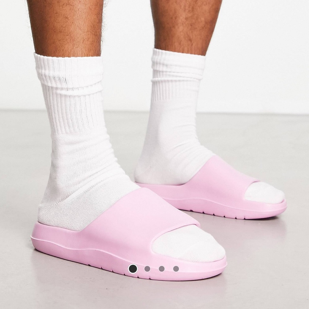 ASOS pink slides
